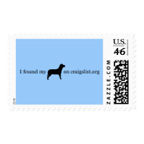 I Found My Dog On Craigslist.Org Postage Stamps