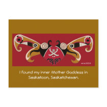 I Found My Inner Mother Goddess / Personalize postcards by perogies I Found My Inner Mother Goddess / Personalize postcards