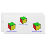 I found one I can solve! Custom Rack Cards