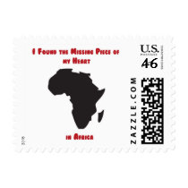 I Found the Missing Piece of my Heart in Africa Stamp