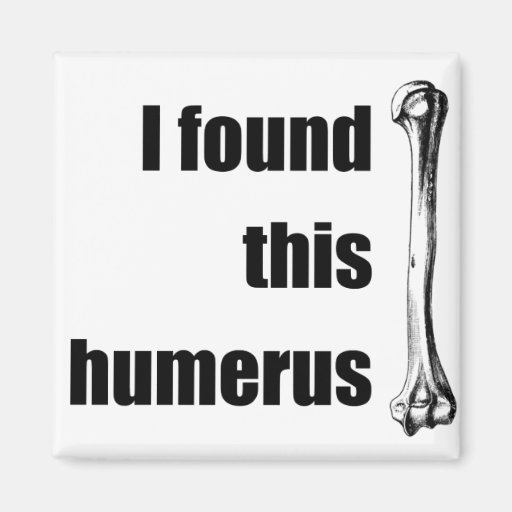 I Found This Humerus Refrigerator Magnets