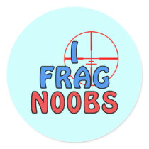 I Frag N00bs stickers by thefrozenduck I Frag N00bs stickers