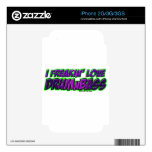 I Freakin Love DRUM and BASS music skins