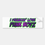 I Freakin Love PUNK BOYS punk rock punkrock girl Bumper Stickers