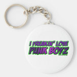 I Freakin Love PUNK BOYS punk rock punkrock girl Keychains