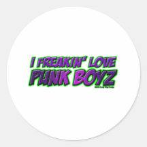 I Freakin Love PUNK BOYS punk rock punkrock girl Stickers