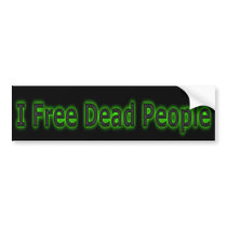 I Free bumper stickers