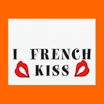I FRENCH KISS postcards