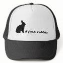 I Fuck Rabbits hats by Eggborne I Fuck Rabbits hats