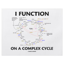 I Function On A Complex Cycle (Krebs Cycle Humor) Personalized Flyer