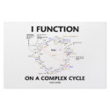 I Function On A Complex Cycle (Krebs Cycle Humor) stationery