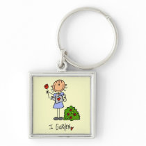 I Garden Tshirts and Gifts keychains by stick_figures I Garden Tshirts and Gifts keychains