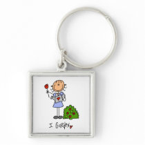 I Garden Tshirts and Gifts keychains by stick_figures I Garden Tshirts and Gifts keychains