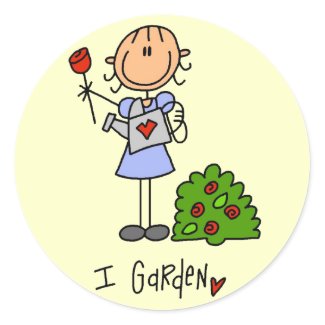 I Garden Tshirts and Gifts sticker