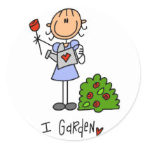I Garden Tshirts and Gifts stickers by stick_figures I Garden Tshirts and Gifts stickers