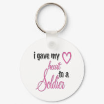 "I Gave My Heart To A Soldier" keychains