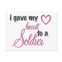 "I Gave My Heart To A Soldier" Post Cards