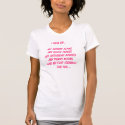 I gave up...-My skinny jeans-My quiet house-My ... t-shirts