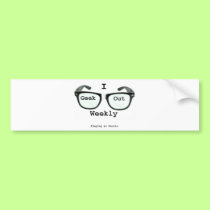 I Geek Out Weekly Version 2 bumper stickers