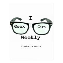 I Geek Out Weekly Version 2 Post Cards