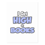 I Get High On Books Postcards