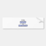I Get High On Firefighting Bumper Stickers