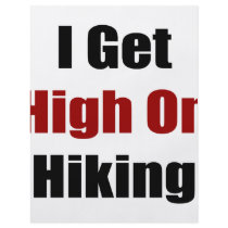 I Get High On Hiking Personalized Flyer