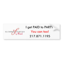 I get paid to party! bumper stickers by rmrohlfs82 I get paid to party! bumper stickers