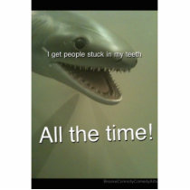 i get people stuck in my teeth all the time! cut outs