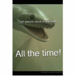 i get people stuck in my teeth all the time! cut outs