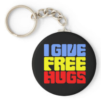 I Give Free Hugs Keychains