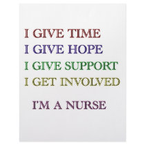 I GIVE, I'M A NURSE CUSTOM LETTERHEAD