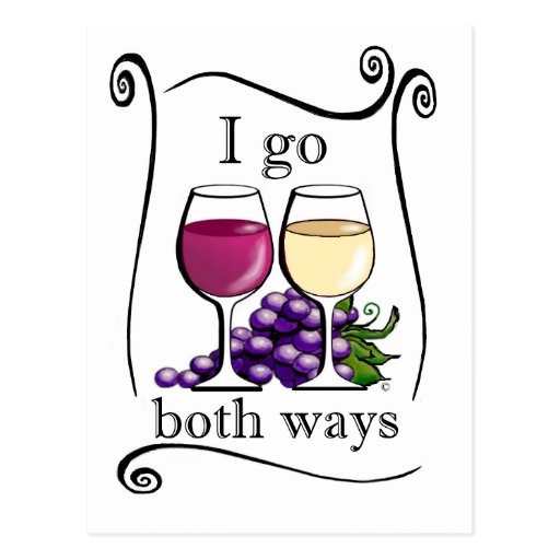 I Go Both Ways! Postcard Zazzle