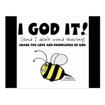 I GOD IT! POST CARD