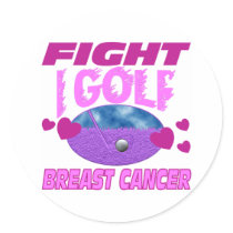 I Golf > Fight Breast Cancer stickers