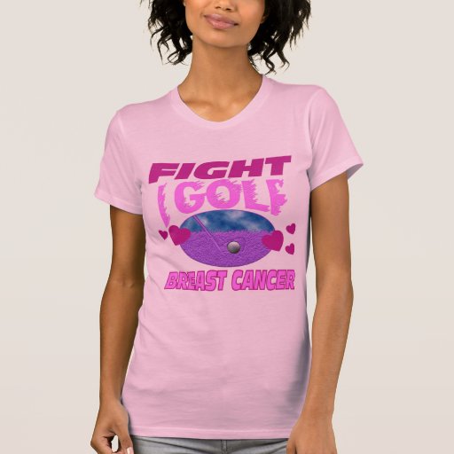 I Golf > Fight Breast Cancer T Shirts Zazzle