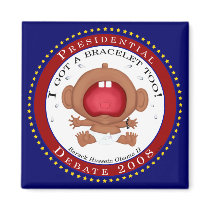 I Got a Bracelet Too! (Obama) magnets by ObamaWatch I Got a Bracelet Too! (Obama) magnets