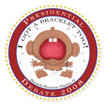 I Got A Bracelet Too! (Obama) stickers by ObamaWatch I Got A Bracelet Too! (Obama) stickers