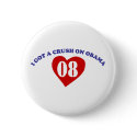 I Got A Crush On Obama buttons