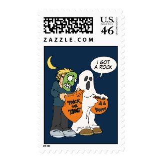 I Got a Rock Halloween stamps stamp