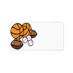 I Got Balls Personalized Address Label