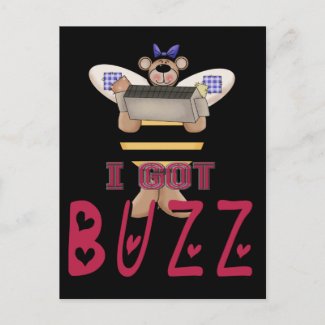 I Got Buzz postcard