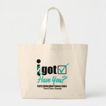 I Got Checked HaveYou-Cervical Cancer Awareness Canvas Bag