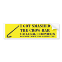 I got smashed at The Crow Bar Bumper Sticker