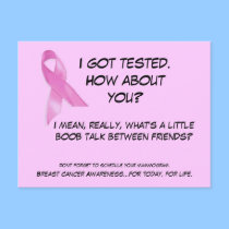 I got tested. How about you? postcards by rdwnggrl I got tested. How about you? postcards