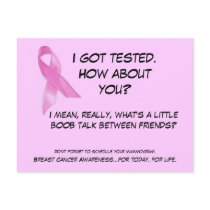 I got tested. How about you? postcards