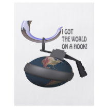 I Got The World On A Hook Personalized Flyer