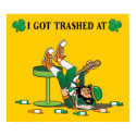 "I Got Trashed At" posters