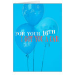 I Got You a Car 16th Birthday Card