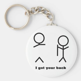 I got your back key chains